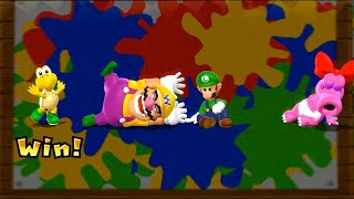 Mario Party 9 - Koppa Vs Wario Vs Luigi Vs Birdo Master Difficulty| Cartoons Mee