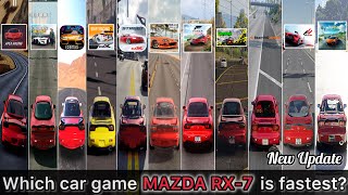 MAZDA RX-7 in AR, CM, DD, CarX DR 2, CarX Street, DZO, FH5, NFS Unbound, BeamNG, AC, TCM