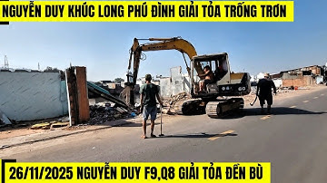 26 november 2025 Graafmachine egaliseert huis aan de rivier in Long Phu Dinh-sectie, f9.q8