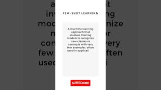 What is Few Shot Learning #Shorts