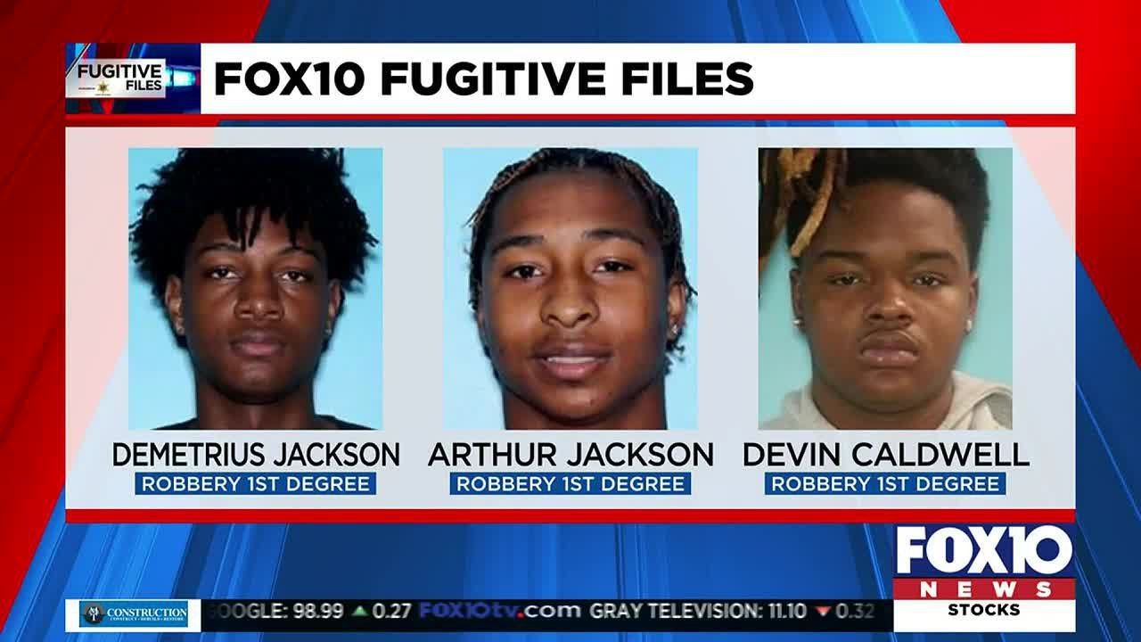 Fugitive Files: Mobile police: Three suspects use guns, victim’s bank ...