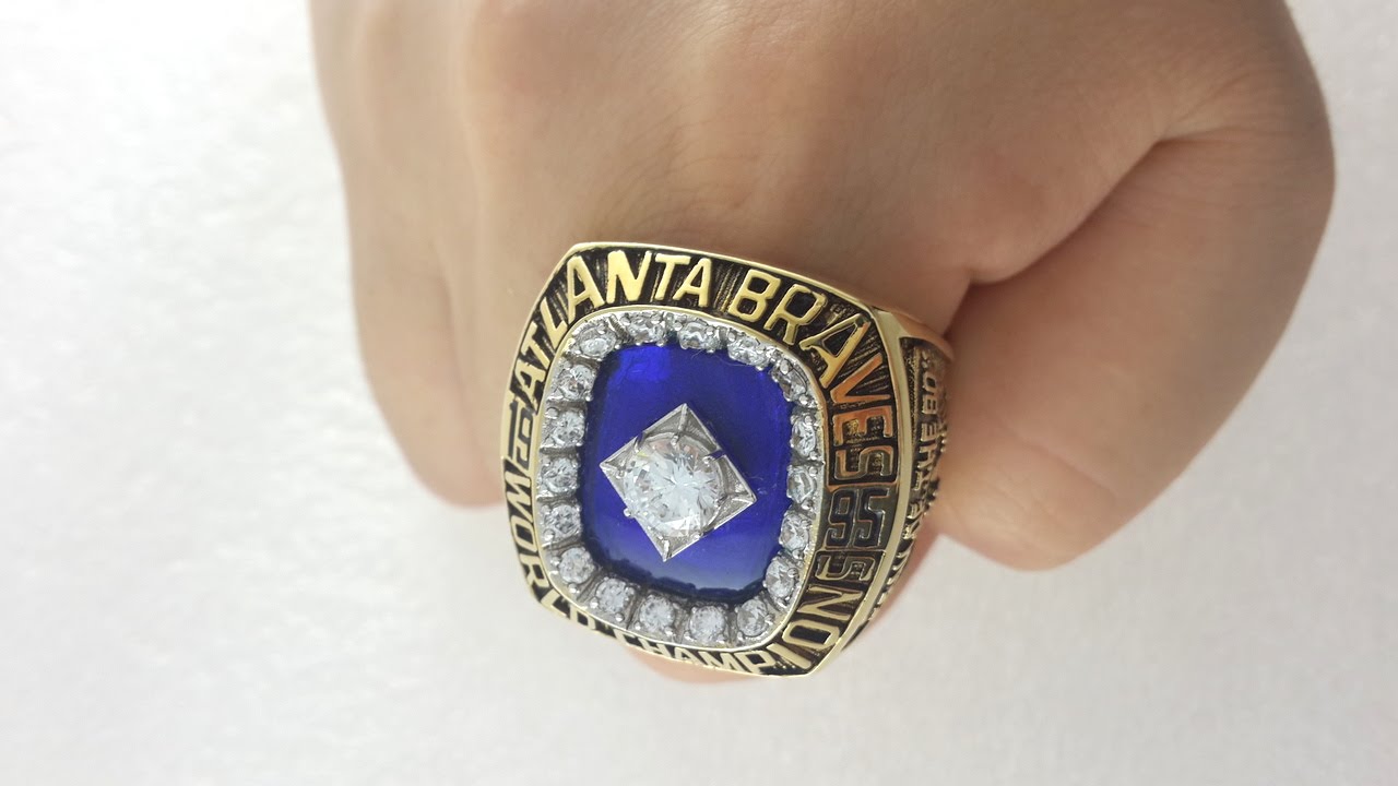 MLB 1995 Atlanta Braves World Series Championship Ring for sale - YouTube