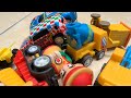toy cars, mini cars, trains, vampire dolls, excavators, cement trucks