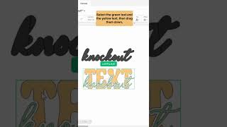 How to Create a Knockout Text in Cricut Design Space  #designspacebeginner #cricuttutorial #cricut