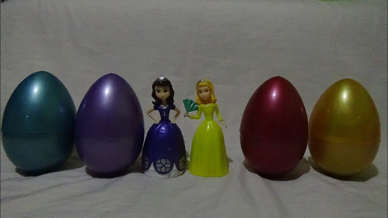 Sofia The First Surprise Eggs - YouTube