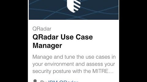 QRadar Use Case Manager