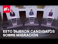 Tercer Debate Presidencial: Así hablaron los candidatos de migración y política exterior