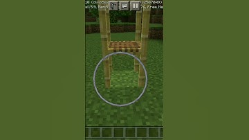 Breaking Scaffold in Minecraft #minecraftshorts #asmr