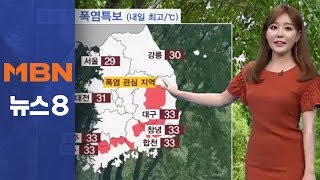 올해 첫 폭염특보…주말 불볕더위 계속