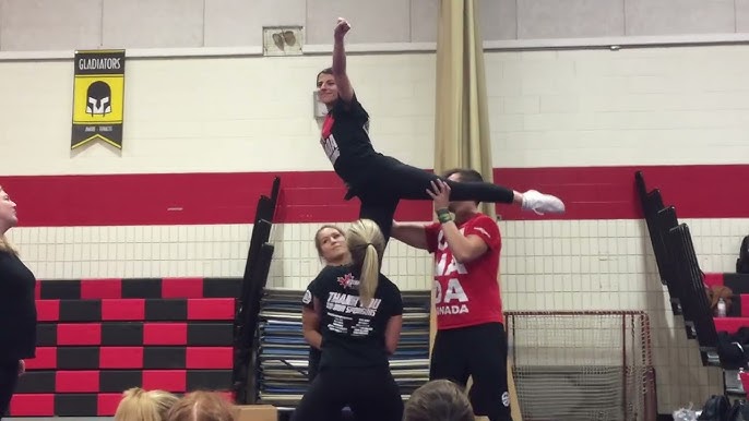 CHEER STUNTS TUTORIAL | LEVEL ONE CHEER STUNTS - YouTube