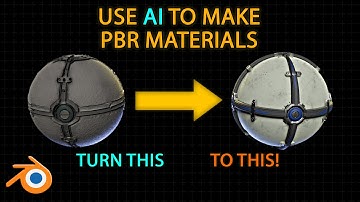 Make your own PBR textures from ai generated materials!