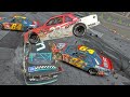 Nascar Pinball Mode On HELLRIDE Is Literally Impossible! Physics Insanity! - Wreckfest Nascar