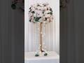 PVC pipe centerpiece #wedding #diy #centerpiece #flower