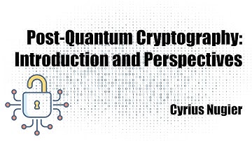 Post-Quantum Cryptography: Introduction and Perspectives (C. Nugier)