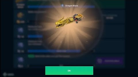 I got a dragon blaze from a event in war robots