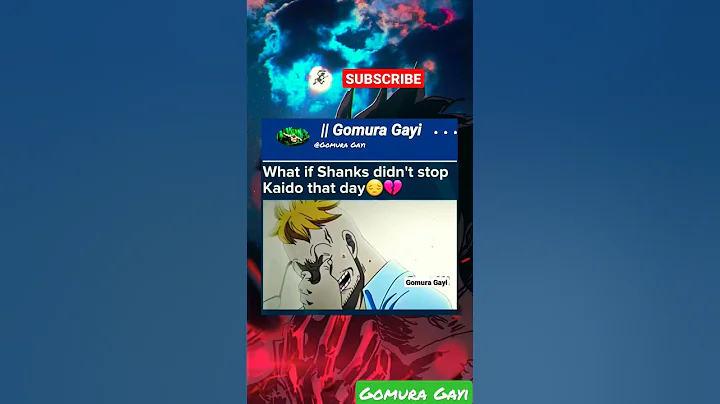 What if shanks didn't stop Kaido that Day🥺💔ll#onepiece #luffy #badassmoment #onepieceedit #anime