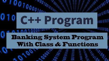 C++ Program with class for Banking System
