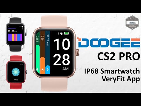 DOOGEE CS2 Pro Smartwatch IP68 - VeryFit App - IOS & Android - Doogee DG CS2 PRO - Unboxing