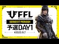 【荒野行動】FFL SERIES17 PERIOD1 予選DAY1 実況:V3 解説:Justive7