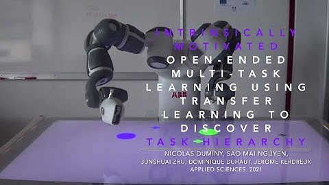 Intrinsically Motivated Open-Ended MultiTask Learning & Transfer Learning to Discover Task Hierarchy
