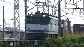 2019/09/28 JR貨物 安間川橋りょうから朝の貨物列車5本