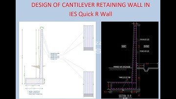 IES QUICKRWALL: DESIGN OF CANTILEVER RETAINING WALL