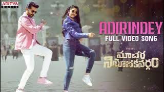 Adirindey Full Video Song | Macherla Niyojakavargam | Nithiin | Krithi Shetty | Mahathi Swara Sagar