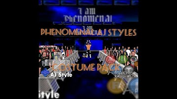 All costume pack for AJ styles in wr3d