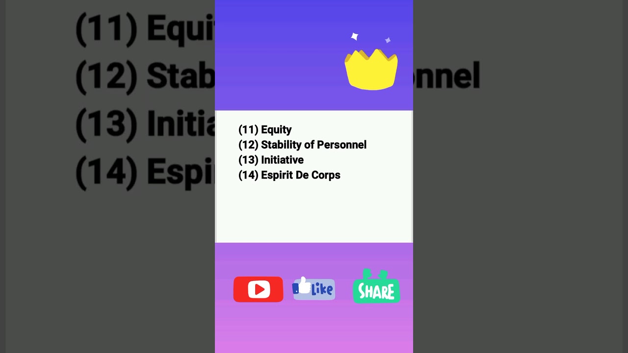 BUSINESS STUDIES 💰, foyols principles of management, 👩‍🏫 study material