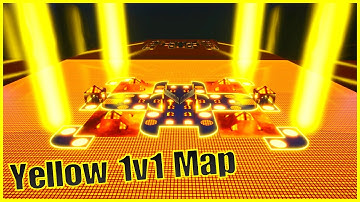 My Unique Yellow 1v1 Map (Fortnite Creative) (Fortnite Christmas) #FleaTop5