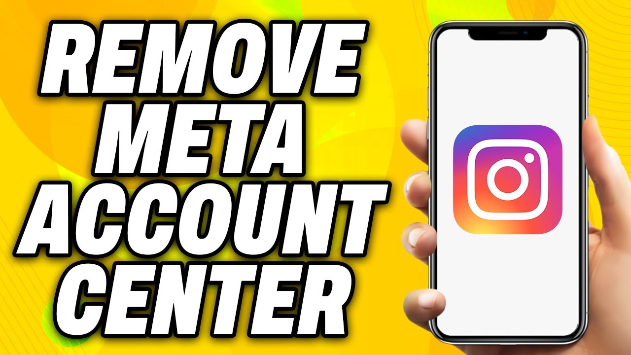 How To Remove Meta Account Center From Instagram (2025) - Quick Fix