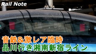 音鉄&激レア臨時   新宿→品川行き湘南新宿ライン臨時列車 / Extra Train of Shōnan–Shinjuku Line - Japanese commuter train