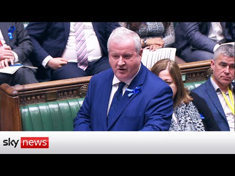PMQs: 'The UK economy is lagging behind', says SNP leader Ian Blackford.