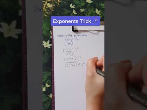 An Exponents Trick with Numerade