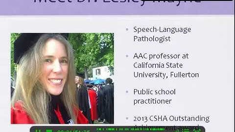 AAC Developing Participation: Part 5: Maximizing Participation - 60 minutes