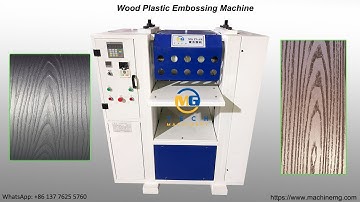 Good quality fast wood plastic composite embossing machine for solid hollow wpc decking board