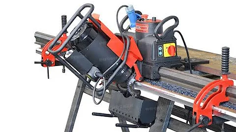 CHAMFERING MACHINE Alternative to anglegrinder| Plate beveling machine | Promotech bevelling machine