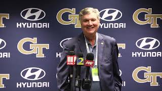 GT Football: Coach Paul Johnson Hall of Fame Salute Press Conference