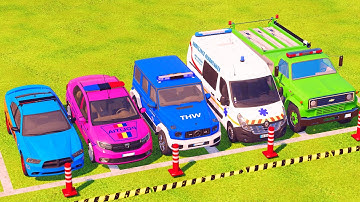 Epic Haul! Moving All Police & Ambulance Vehicles with MAN Truck | FS22