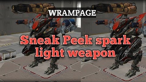 War Robots Sneak Peek Spark light weapon