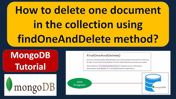 How to delete one document in the collection using findOneAndDelete method? | MongoDB with Java
