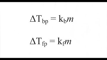 Boiling Point Elevation & Freezing Point Depression, Part 1