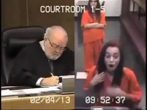 Girl Gets Owned by Judge for Drug Possession.