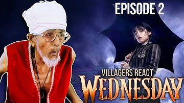 Villagers React To WEDNESDAY EPISODE 2 REACTION!! Wednesday Addams |  react 2.0
