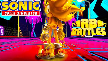 GETTING THE RB BATTLES NO SWITCH WORLD RECORD IN SONIC SPEED SIMULATOR!