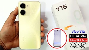 Vivo Y16 (V2204) Frp Bypass Android 12 Without Pc - Setting Not Opening - 2025 New Method 100% Done
