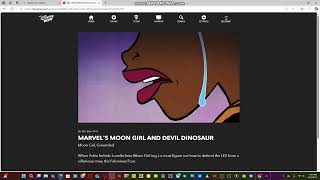 Uh-Oh Moon Girl Gets Grounded Marvels Moon Girl And Devil Dinosaur Bryan Ucheya Made For Kids