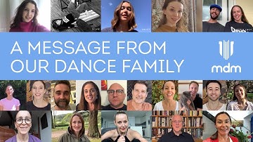 A message of support from our dance family