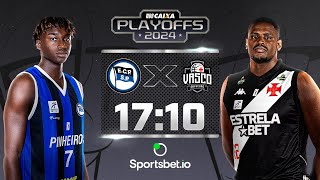 Playoffs NBB CAIXA 2024 |🔵Pinheiros X R10 Score Vasco da Gama💢 - Oitavas/Jogo 1 | 20/04/24 | AO VIVO
