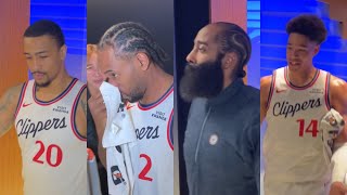 Kawhi Leonard, James Harden Immediately After Clippers Win 5Th Straight Win Against Kings